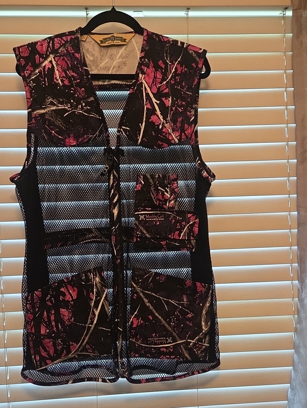 Muddy Girl Pink Camo Mesh Shooting Vest - M/L